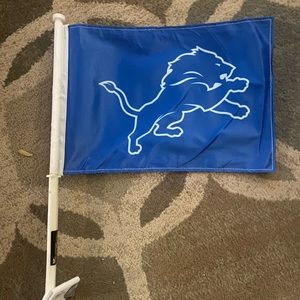 Lions car flag